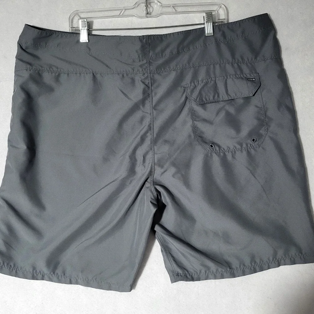 Hurley 4‎ Way Stretch Board Shorts Mens 42 Gray Drawstring Swim Trunks Shorts